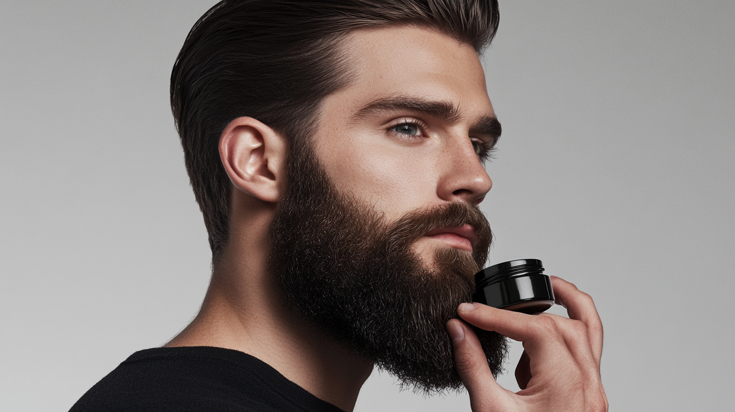 Beard balm helps tame frizz and adds subtle shine. by CrowsNest